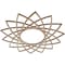 Ekena Millwork Eleanor Wood Fretwork Pierced Ceiling Medallion, Red Oak, 16"OD x 6 1/8"ID x 3/8"T CMWP16X16X0375EARO - alternate 2